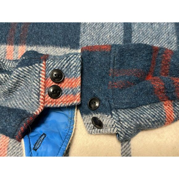 Vintage Mackinaw Woolens plaid zip up jacket. Size 14. - Picture 10 of 11